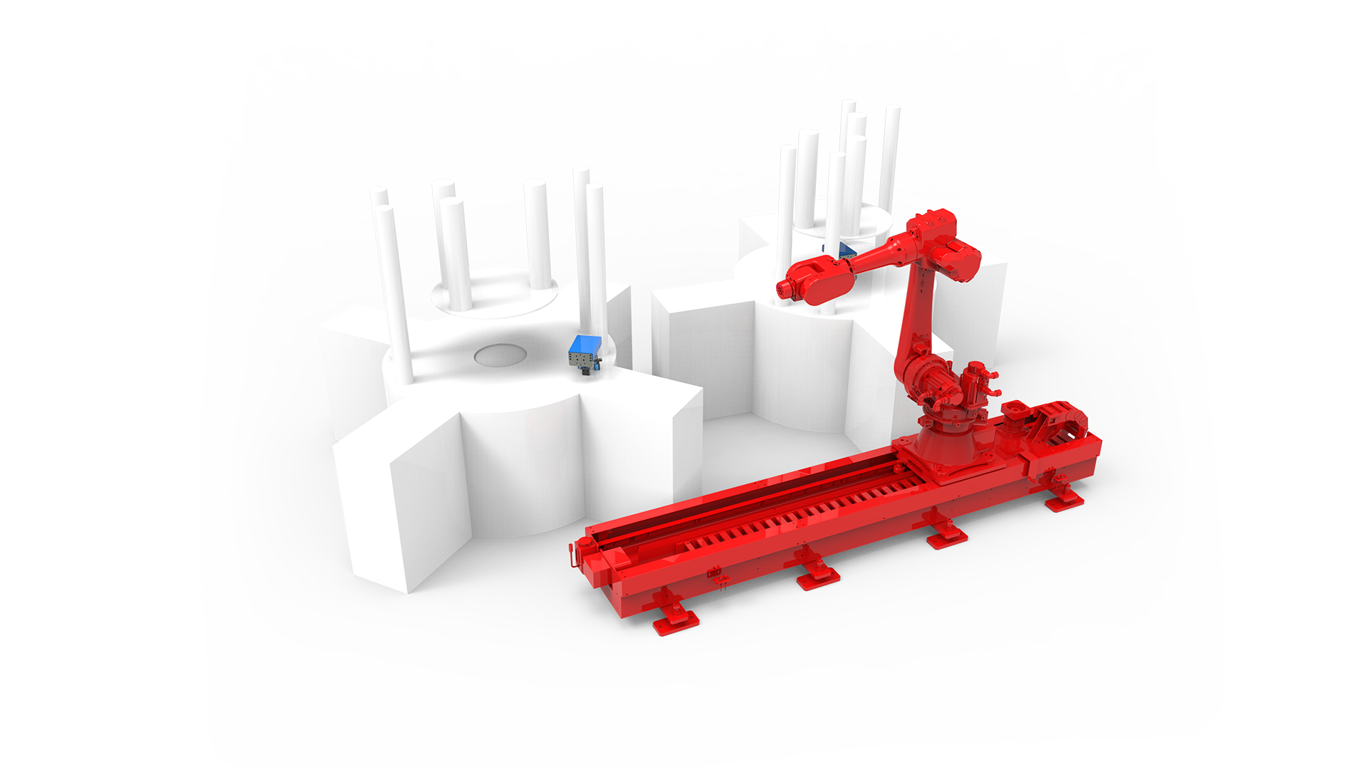 Die Casting Extraction Cell Sourcing FAQ: Track-Mounted Six-Axis Robot in a One-to-Two Layout